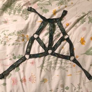 Little Black Diamond Festival/Rave Iridescent Harness
